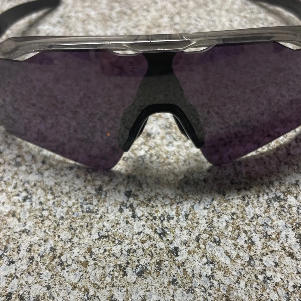 Stylish Black and Purple Tech Glasses